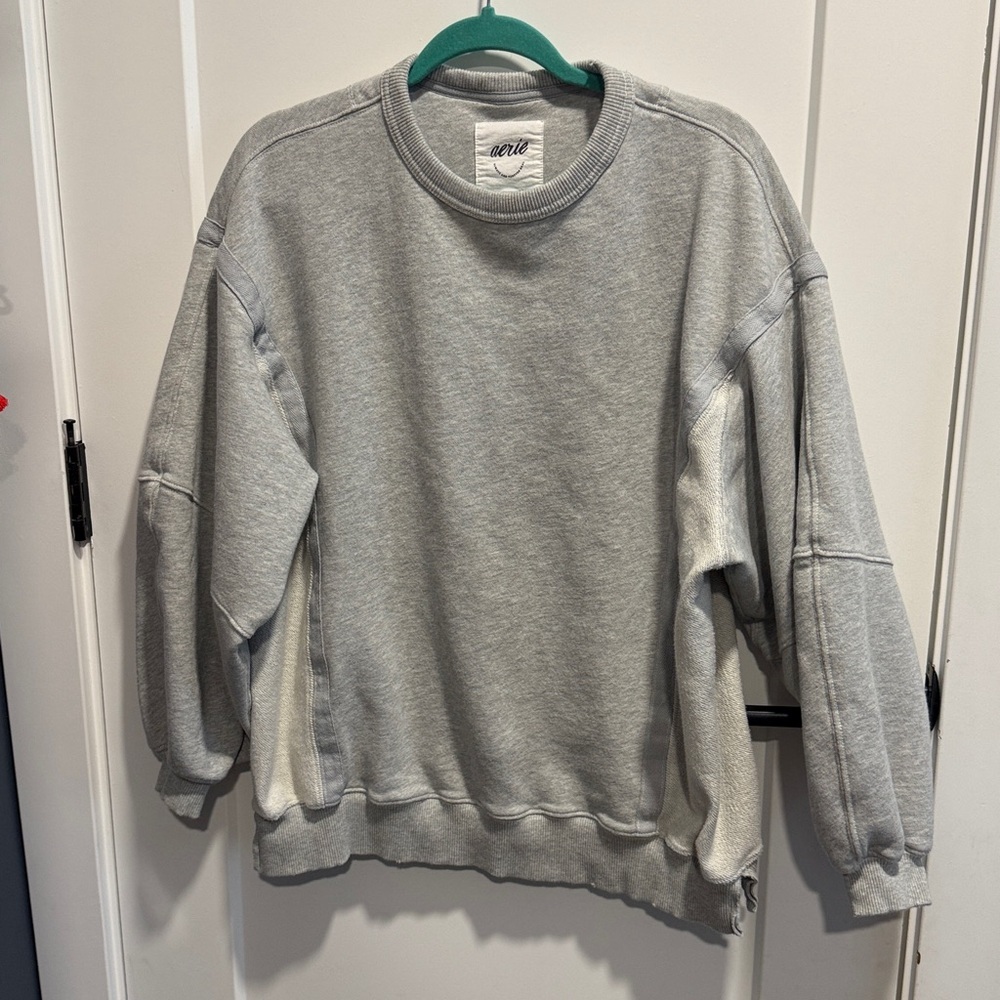 Aerie Big Chill Crewneck Sweatshirt Very Oversized